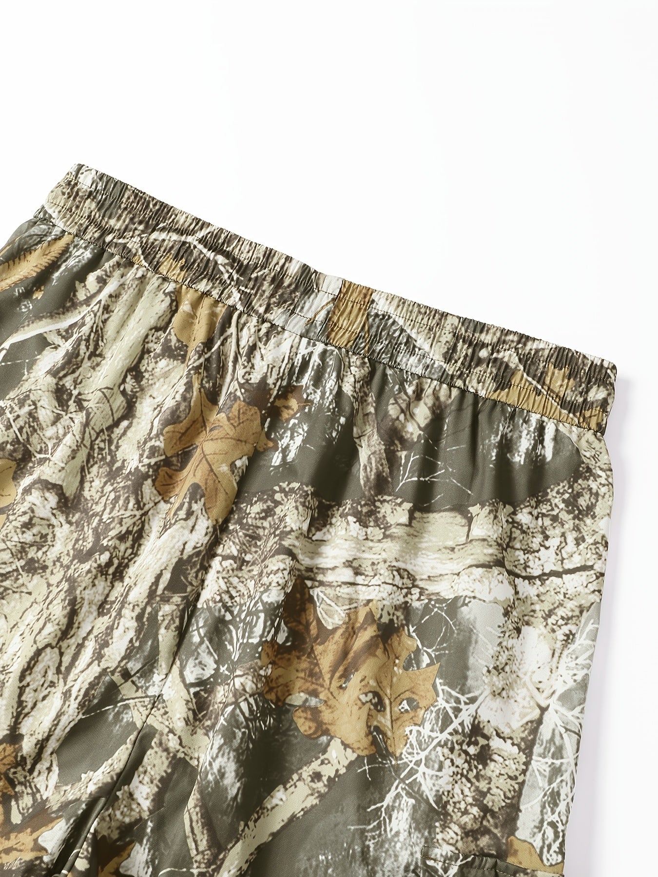 Men's Camo Cargo Pants with Multi-Pocket | Loose Fit Camo Colors