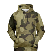 Camo Hoodie | Green Fabric Camo Colors