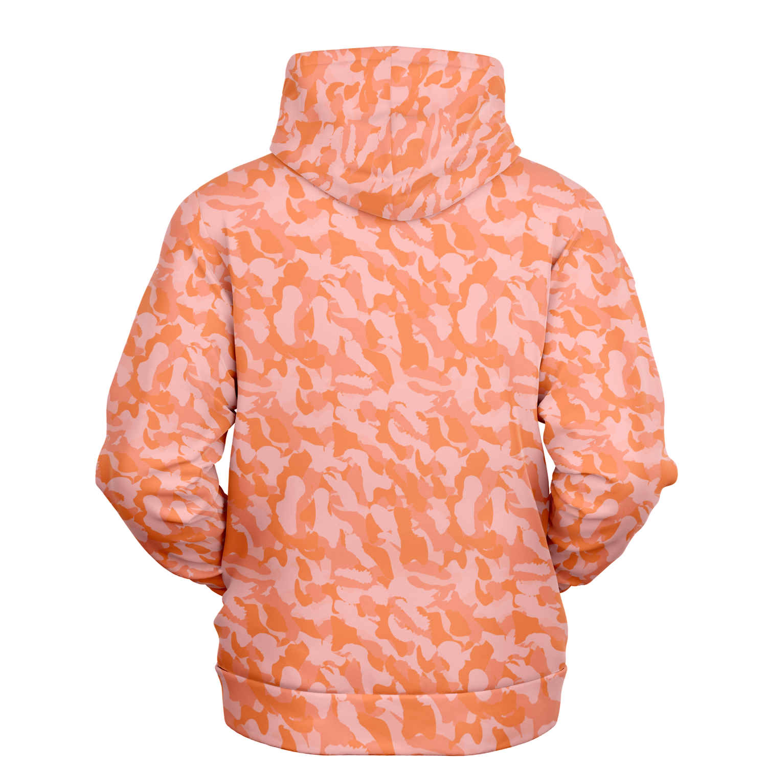 Camo Hoodie | Mango, Melon and Dark Salmon Camo Colors