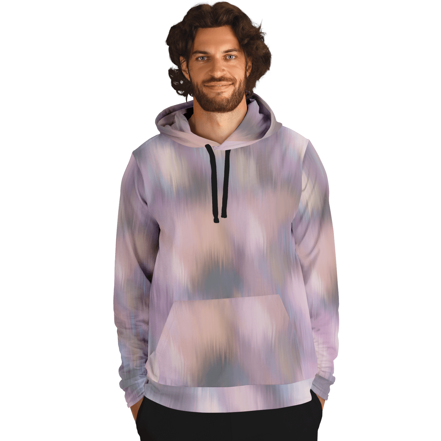 Light Camo Hoodie | Pastel Melange Spotted Camouflage Blend Camo Colors