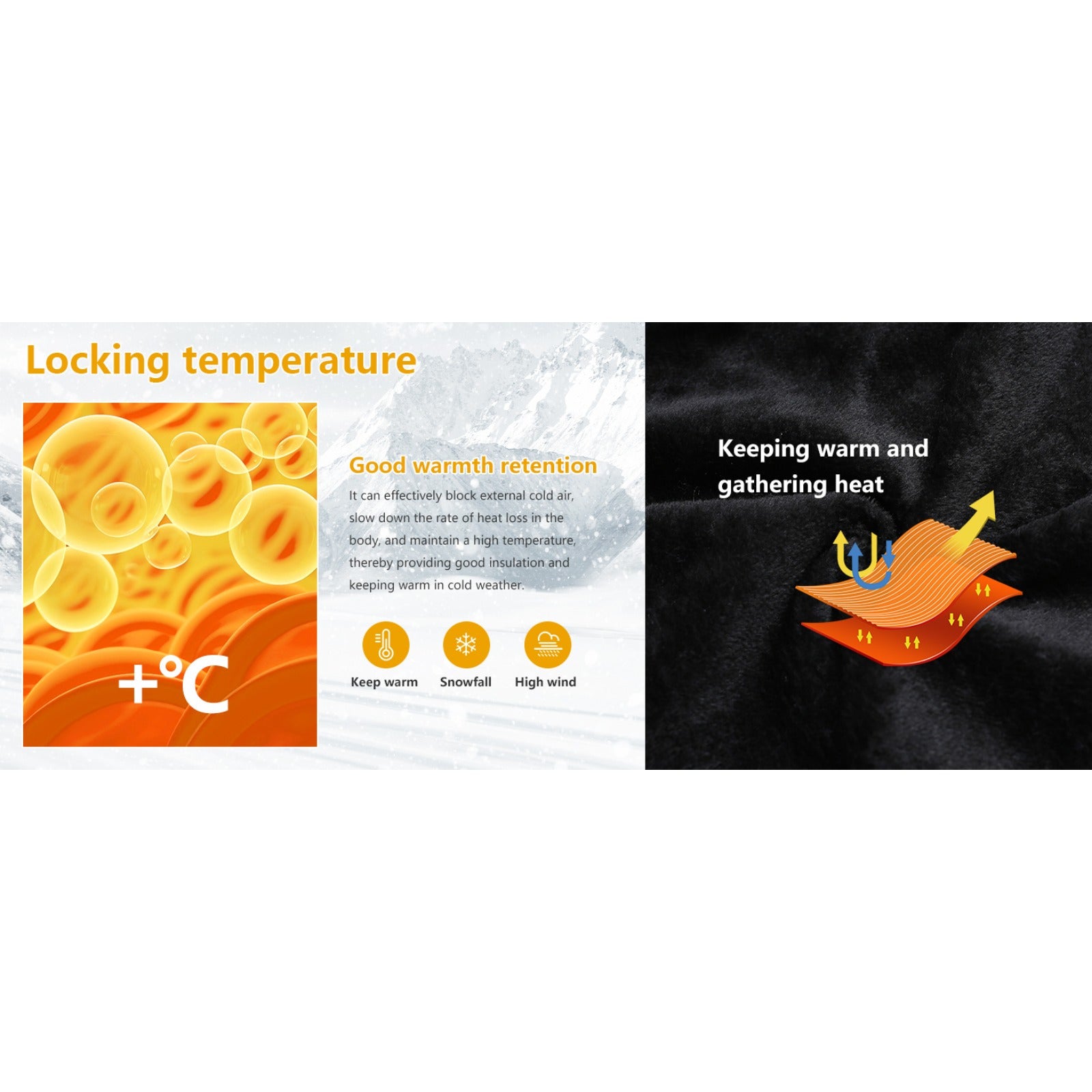 Men's Designer Ski Jacket | Warm Fleece with Detachable Hood Camo Colors