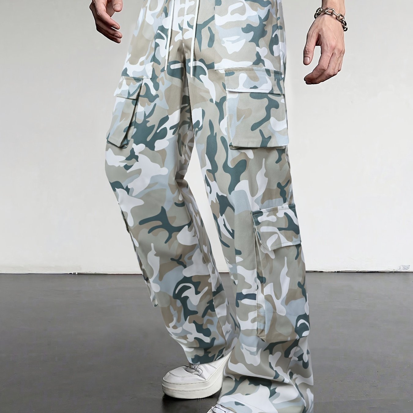 Men's Camo Cargo Pants | Loose Fit, Multi-Pocket Design Camo Colors