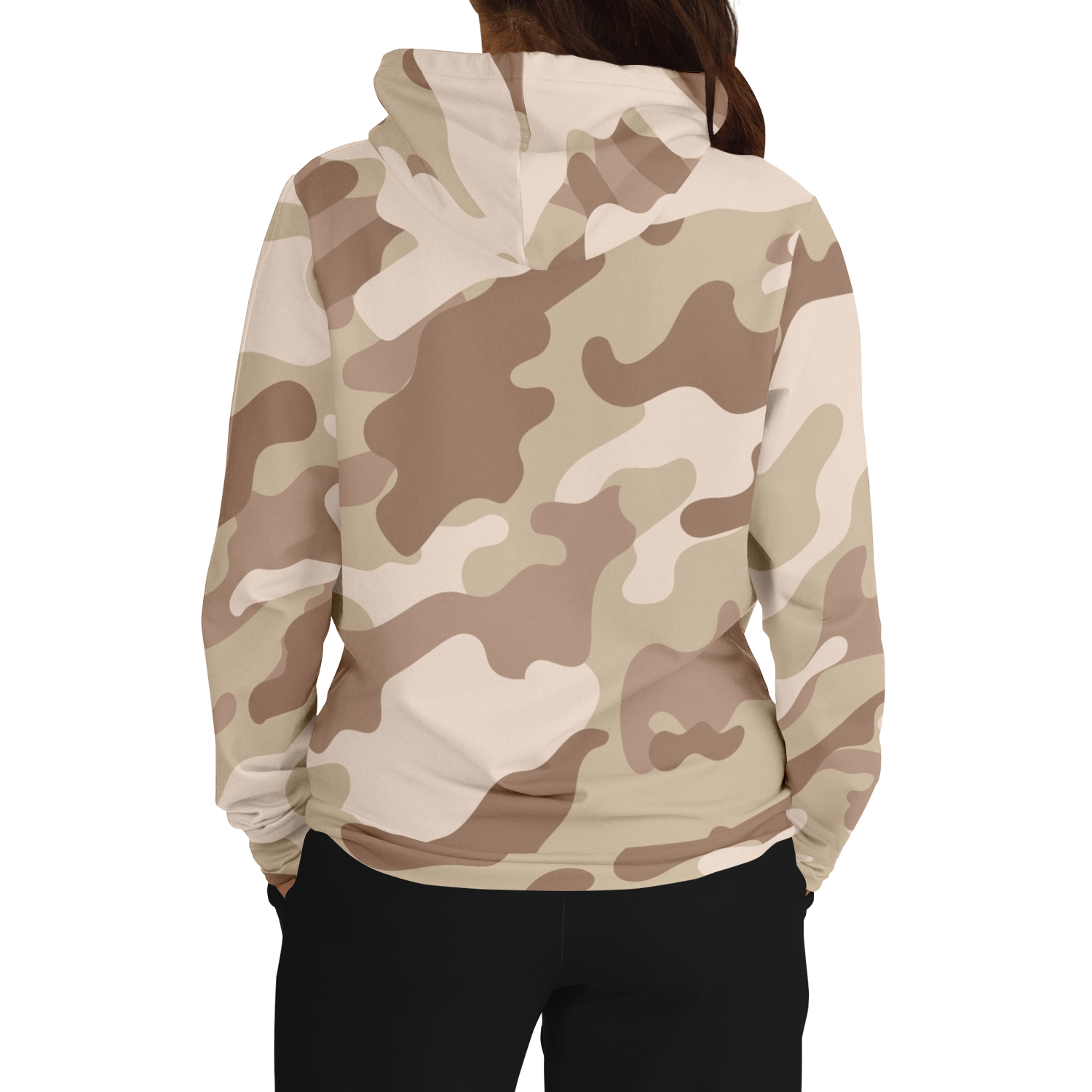 Camo Hoodie | Brown Desert Pullover Camo Colors