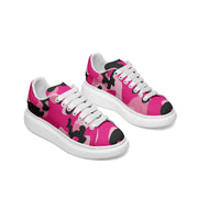 Oversized McQueen Sneakers | Pink, Black, & Cerise Camo Camo Colors