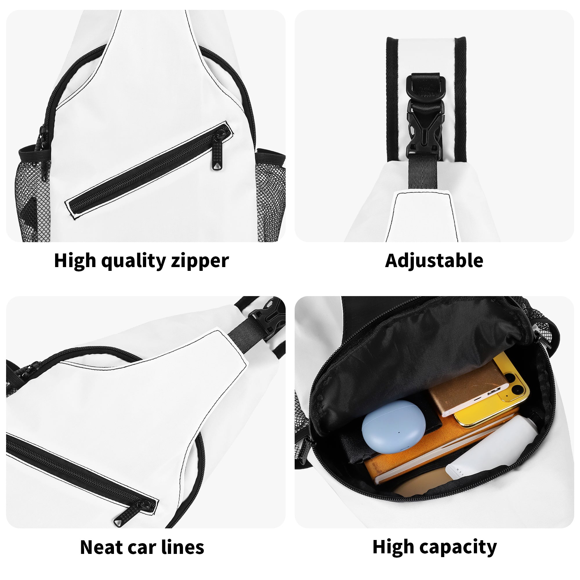 Camo Bag | Military Brown Camouflage | Chest Crossbody style Camo Colors