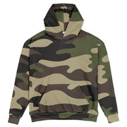 Green Oversized Camo Hoodie | Classic Camouflage Print | Camo Colors