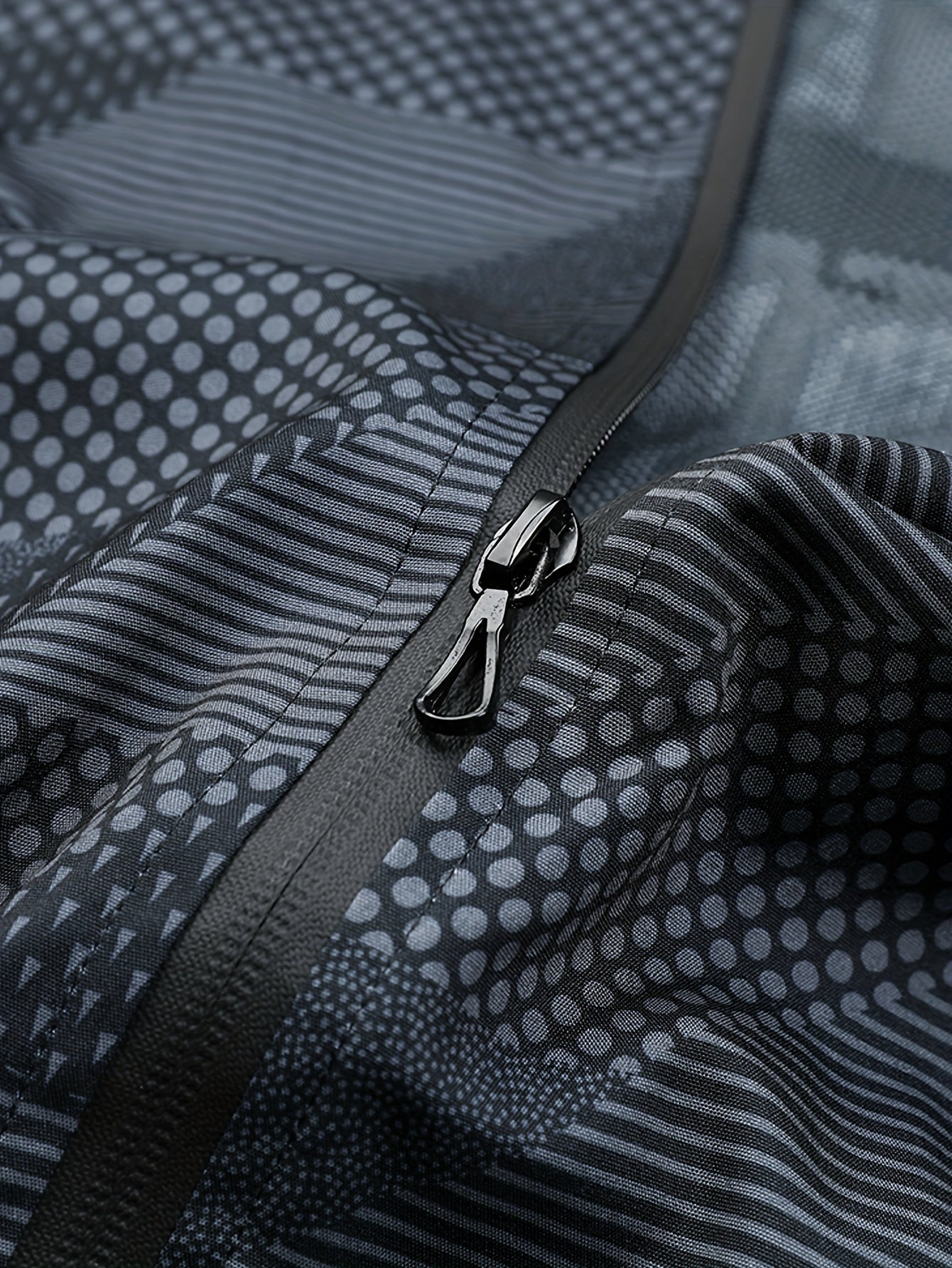 Men's Casual Sports Hoodie with Zipper | Camouflage Pattern Camo Colors