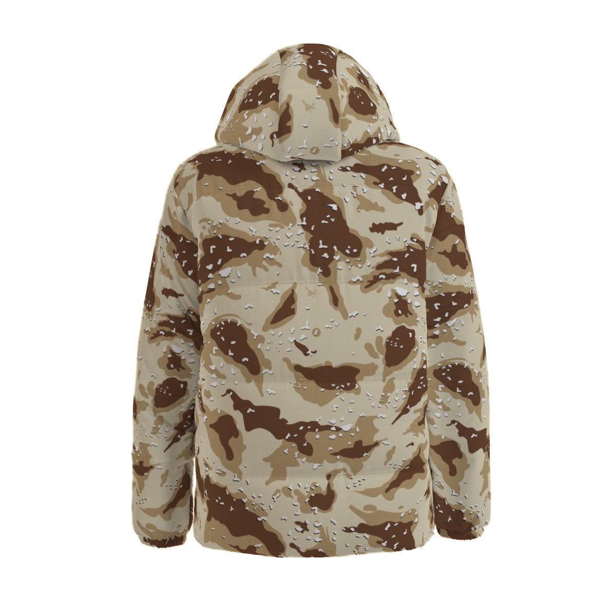 Brown Down Jacket | US Army Desert Camo Puffer Style Camo Colors