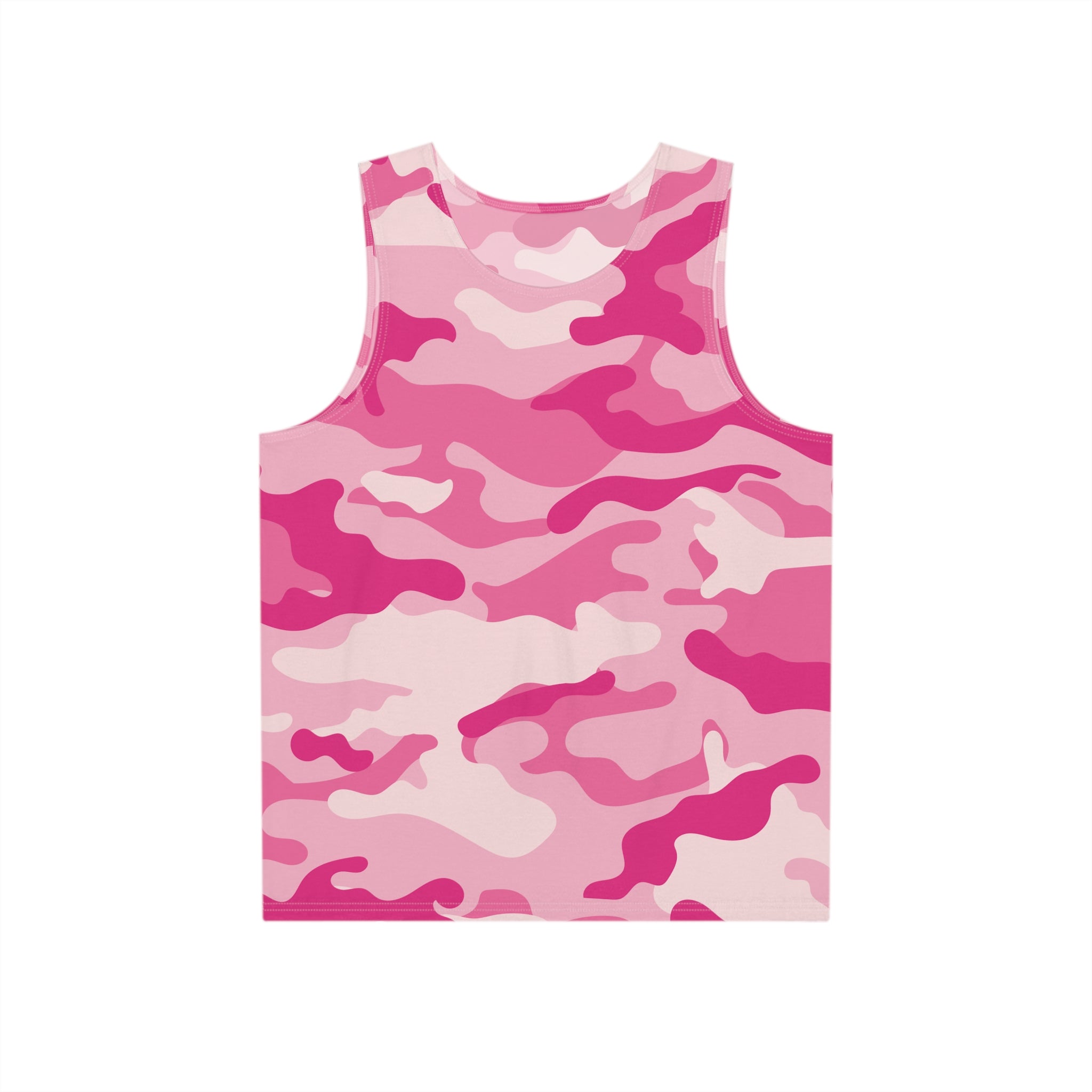 Men's Camo Tank Top | Lavender Pink | Loose Fit Camo Colors