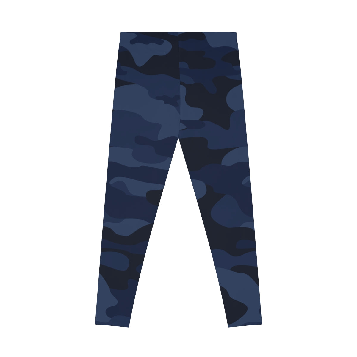 Blue Camo Leggings For Women | Mid Waist Fit Camo Colors