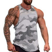 Camo Tank Top | Gray Digital Camouflage Camo Colors