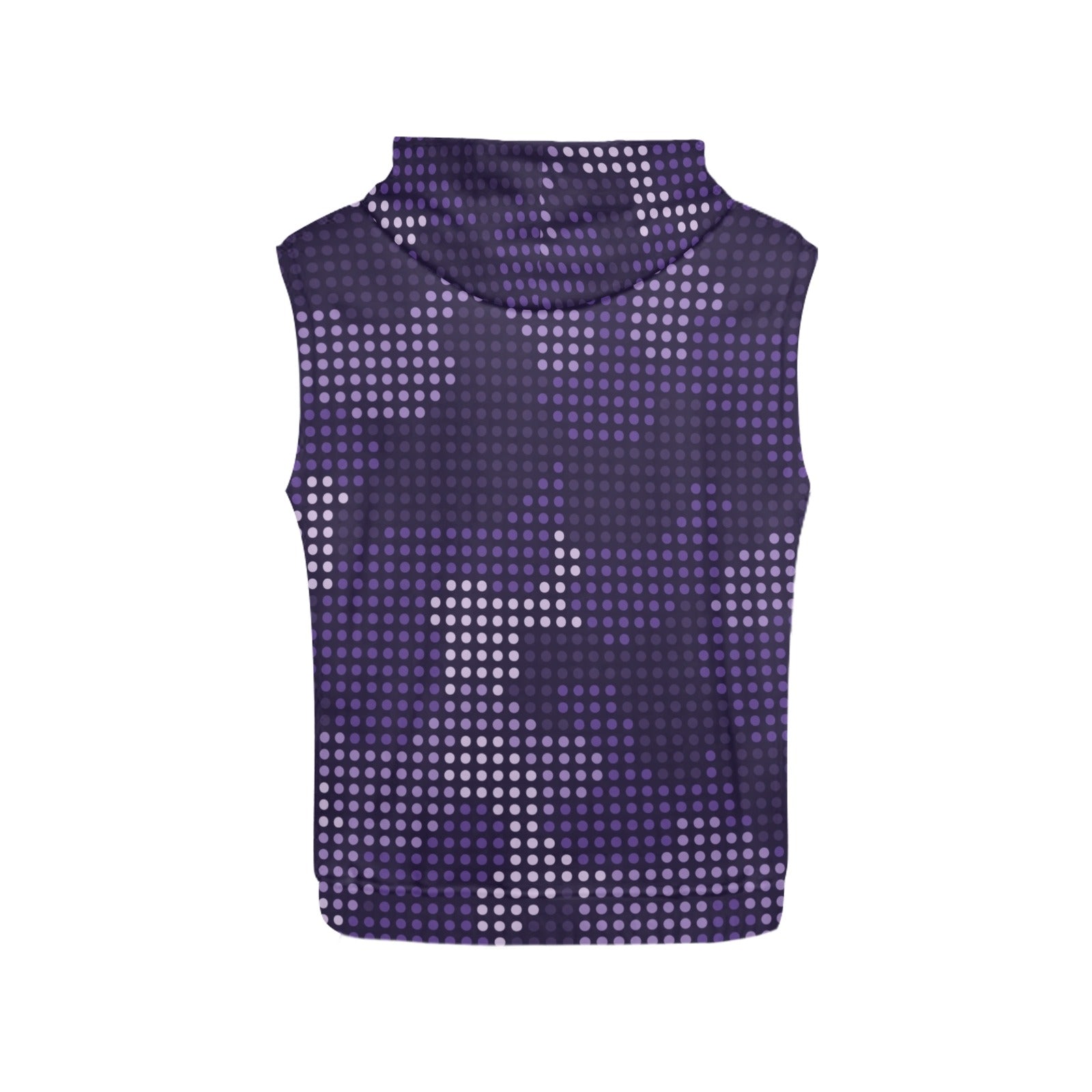 Sleeveless Camo Hoodie For Women | Blue LED Camouflage Camo Colors