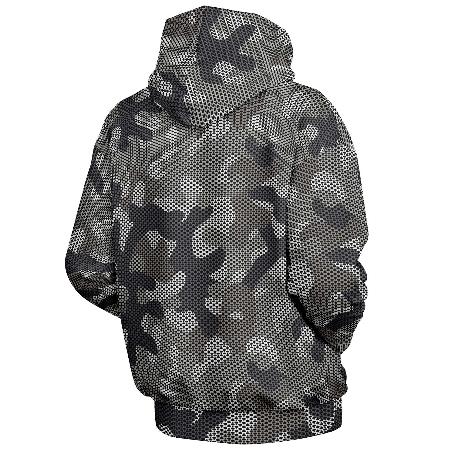 Oversized Hoodie | Masking Mesh Urban Camouflage | Camo Colors