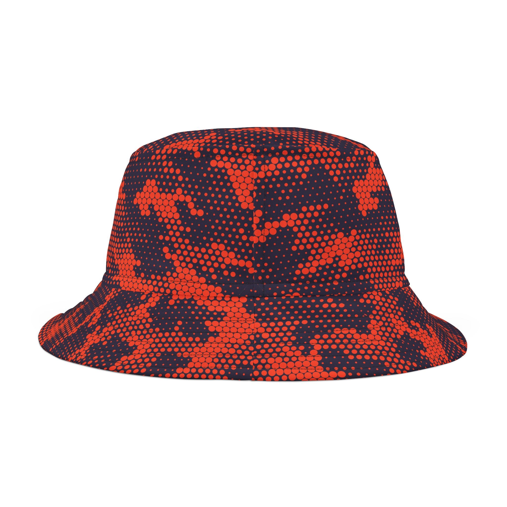 Camo Bucket Hat | Orange & Blue Camouflage Camo Colors