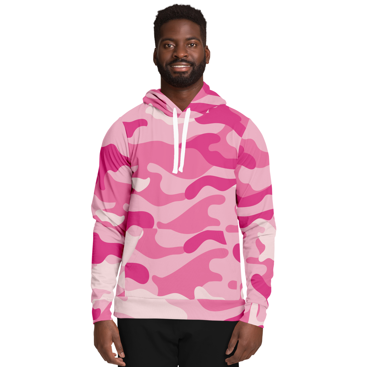 Camo Hoodie | Lavender Pink Pullover Camo Colors