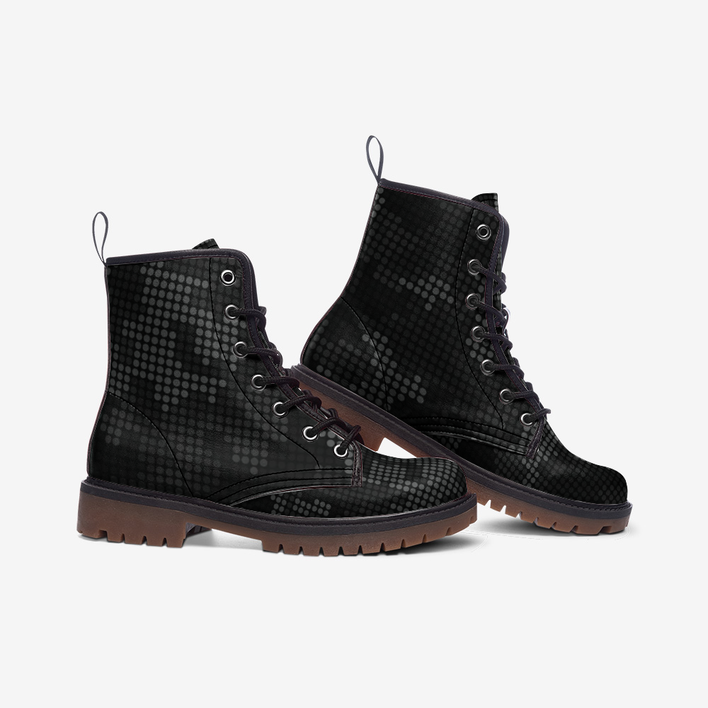 Black Camo Boots | Stylish Pixel Camouflage Camo Colors
