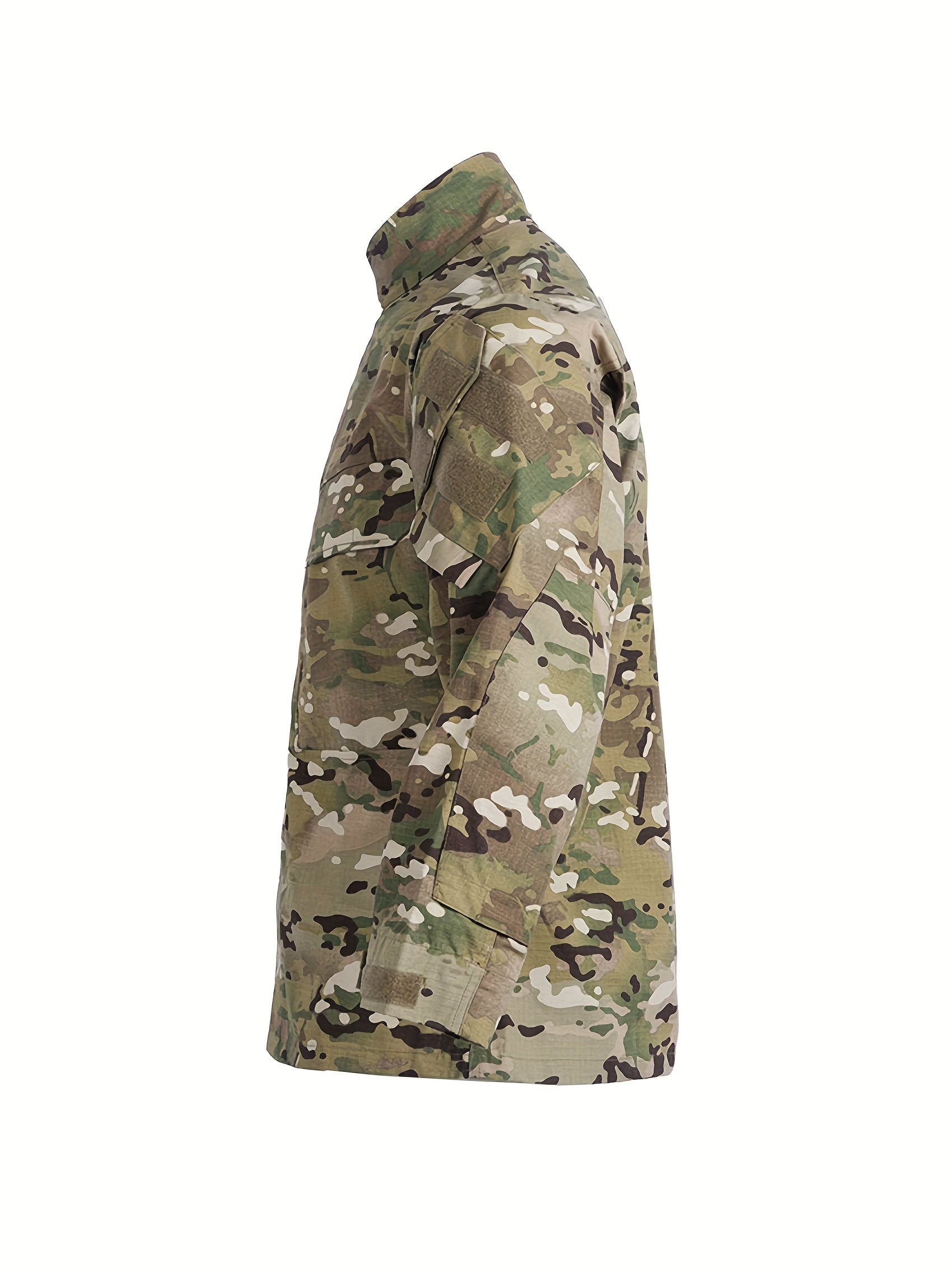 Men's Camo Softshell Jacket: Windbreaker for Hiking & Outdoors Camo Colors
