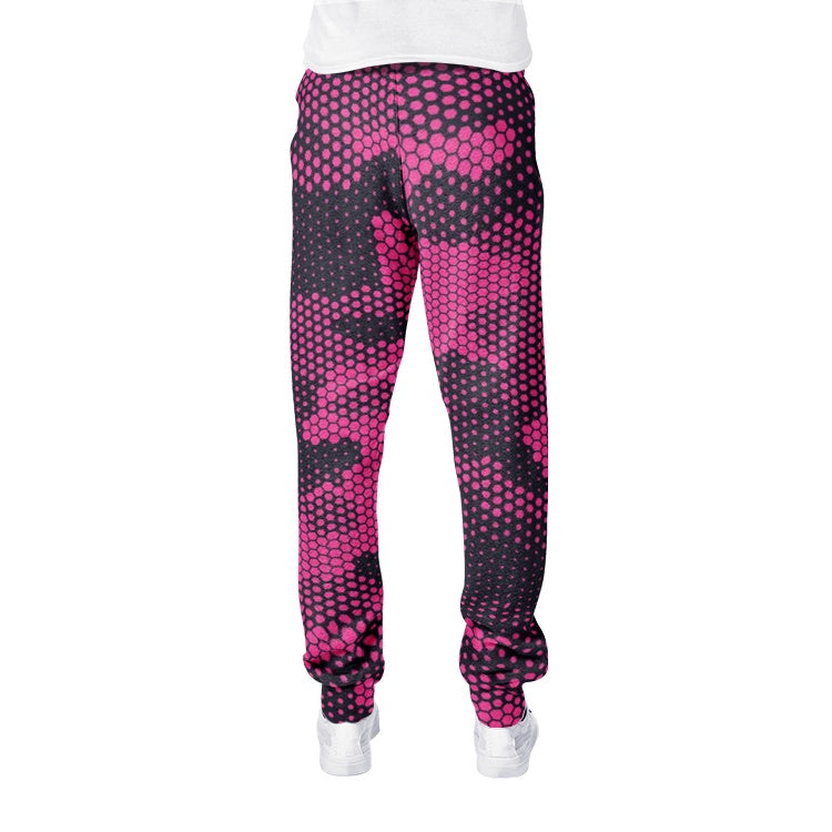 Men's Camo Track Pants | Digital Pink Camo Colors