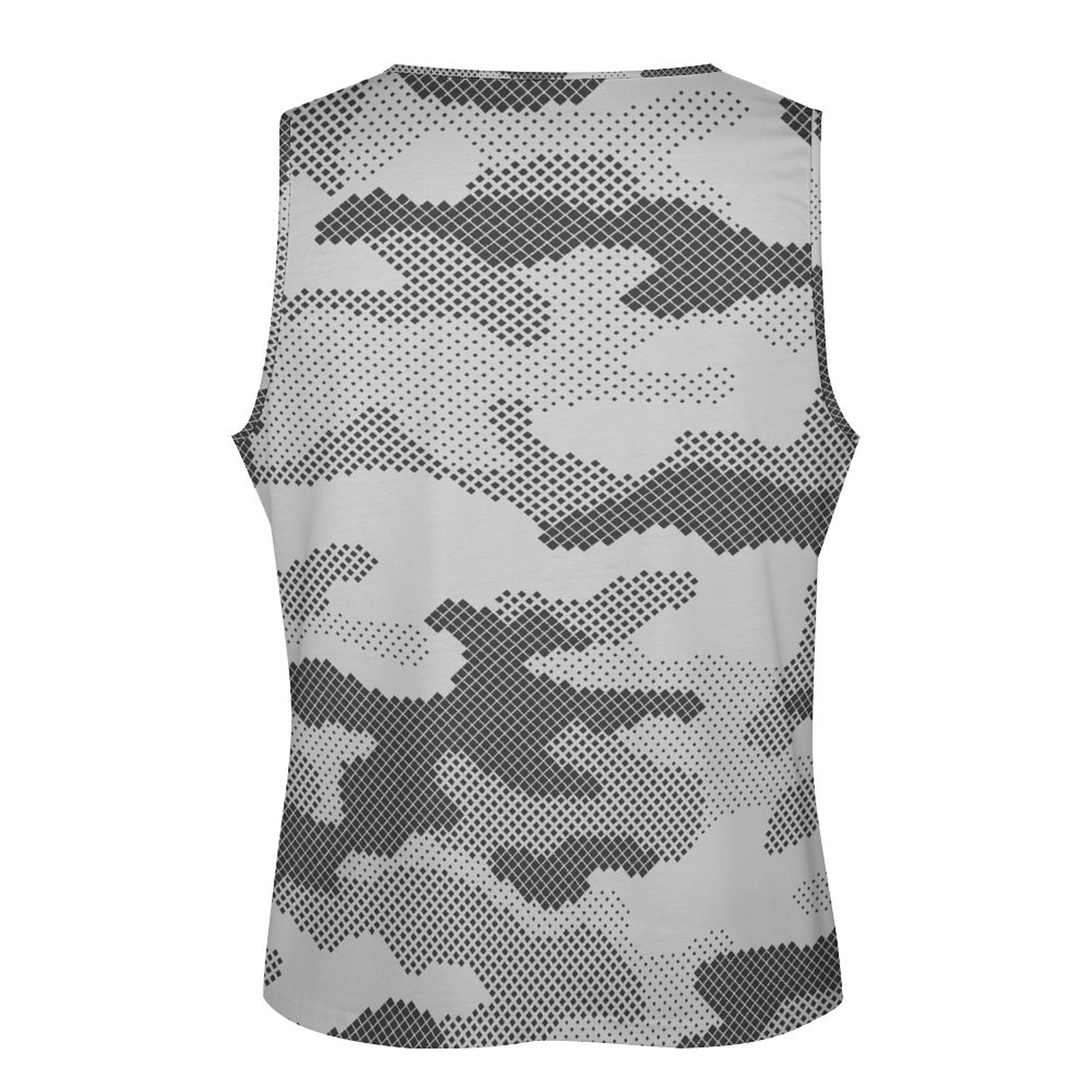 Camo Tank Top | Gray Digital Camouflage Camo Colors