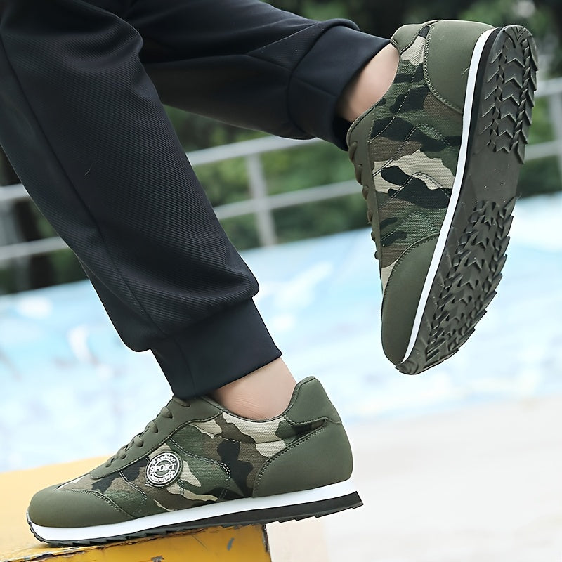 Unisex Camouflage Casual Sneakers – Lightweight, Breathable Camo Colors