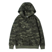 Green Hooded Sweatshirt for Men | Oversized Camo Camo Colors
