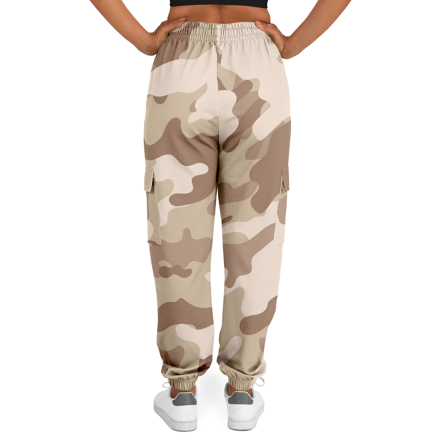 Camo Cargo Pants | Unisex | Brown Desert Camouflage Camo Colors