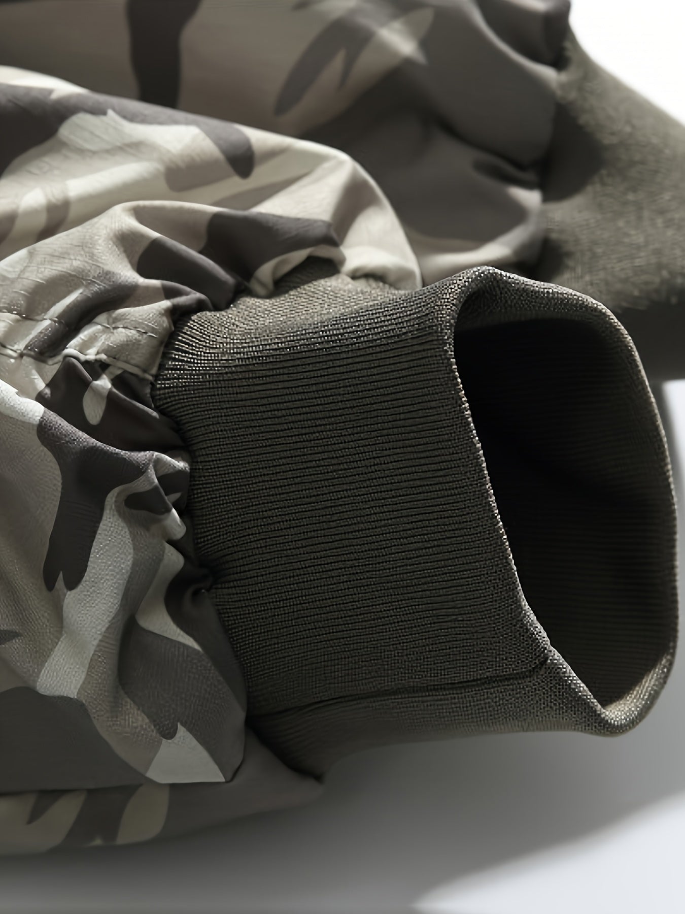 Men's Camo Bomber Jacket | Lightweight Zip-Up with Baseball Collar Camo Colors