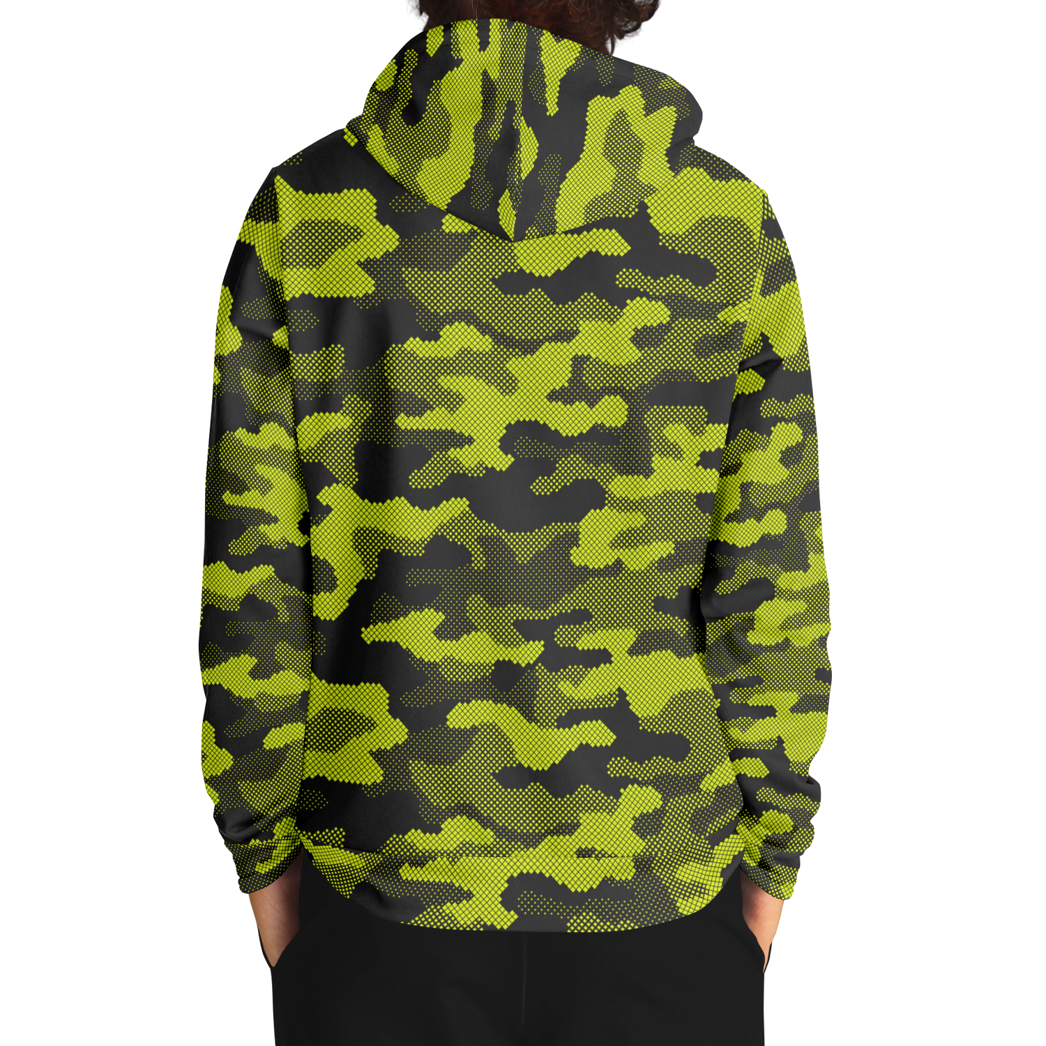 Green Dotted Camo Hoodie | Military Camouflage Camo Colors