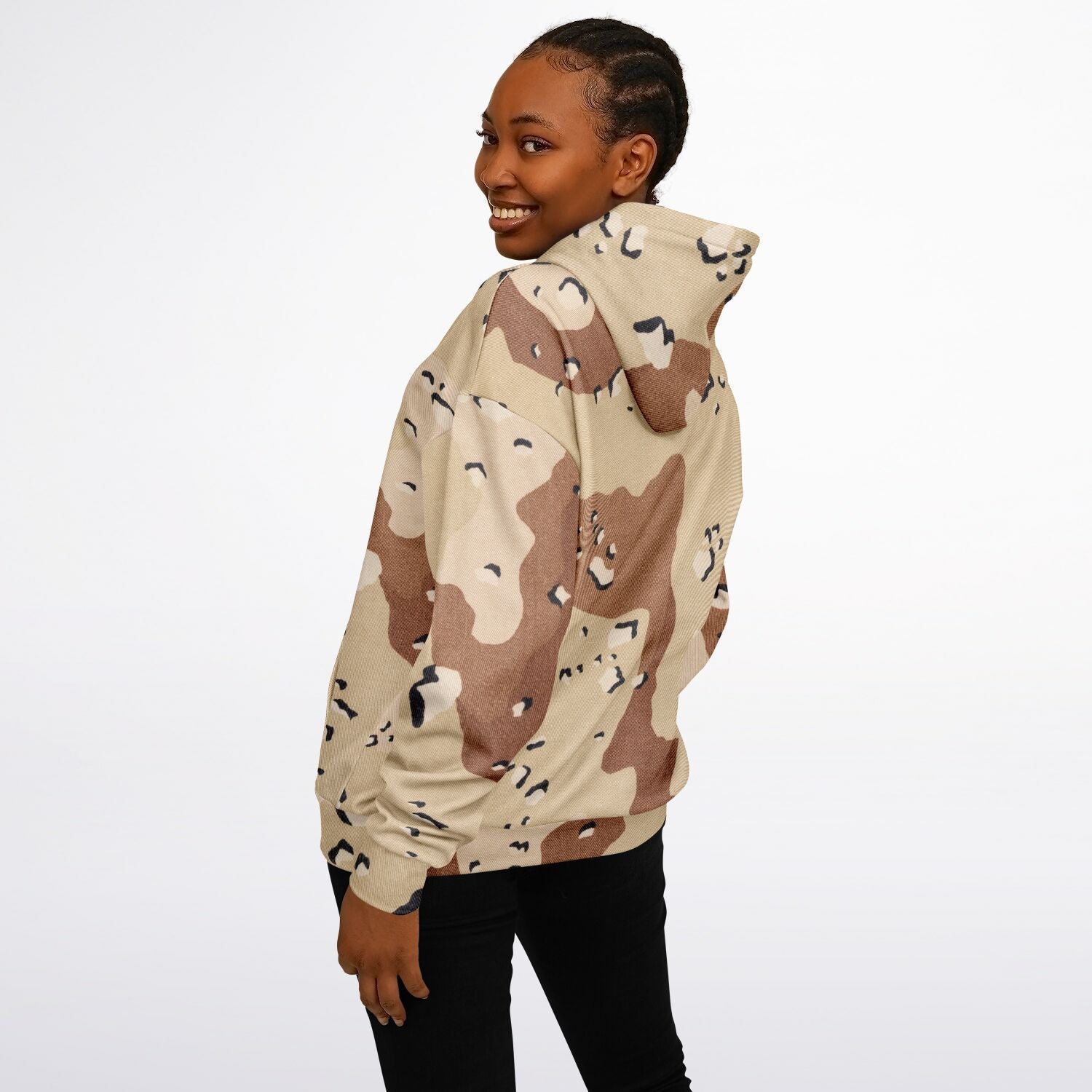 Oversized Camo Hoodie | Marines Desert Brown Style | Camo Colors