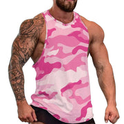 Camo Tank Top | Lavender Pink Camouflage Camo Colors