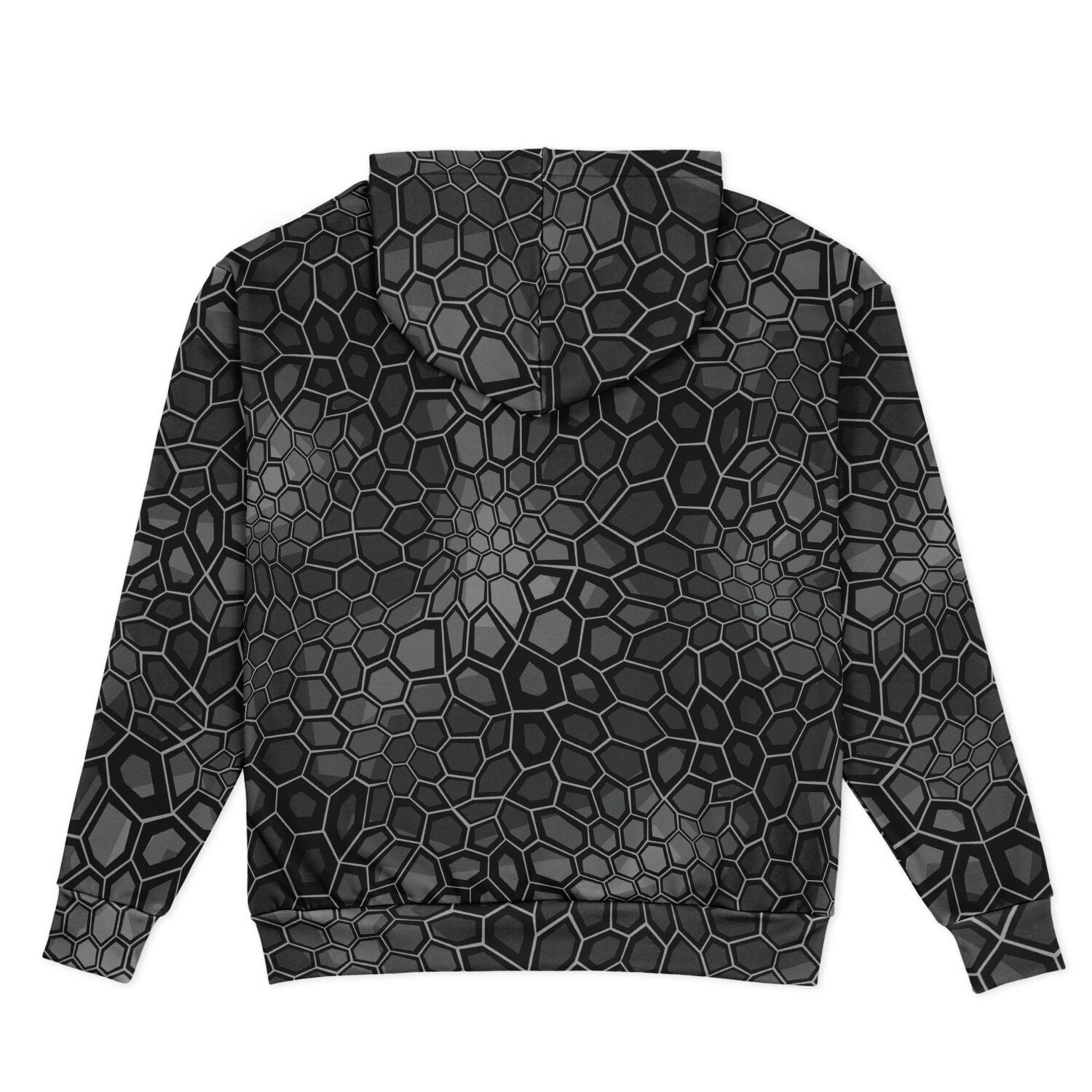 Oversized Camo Hoodie | Black Snake Hexagonal | Camo Colors