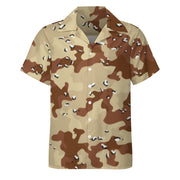 US Marines Desert Camo Shirt | Cuban Collar Style | Camo Colors