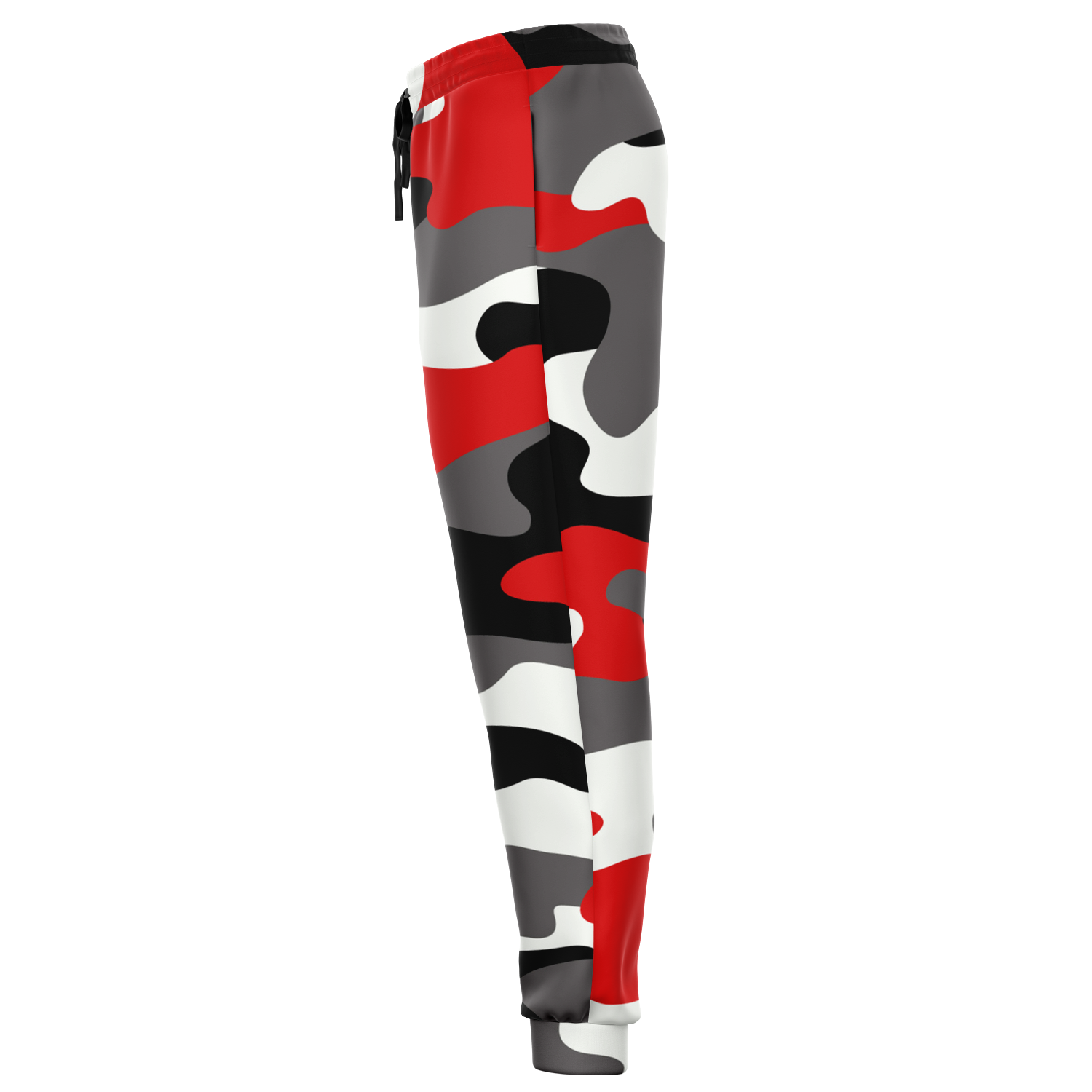 Camo Joggers | Unisex | Red, Black, and White Camo Colors