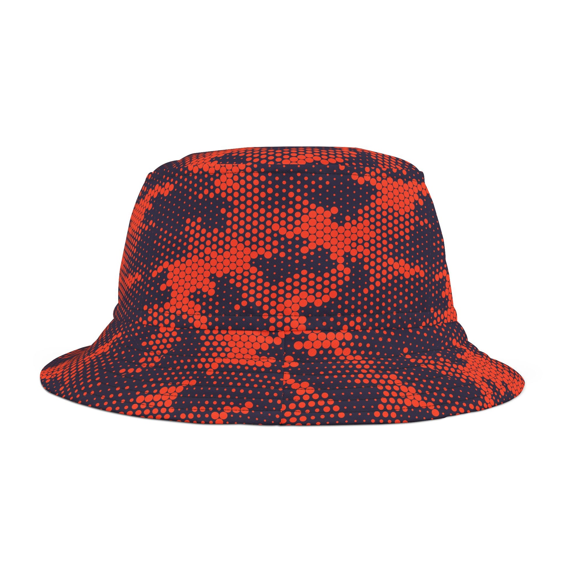 Camo Bucket Hat | Orange & Blue Camouflage Camo Colors