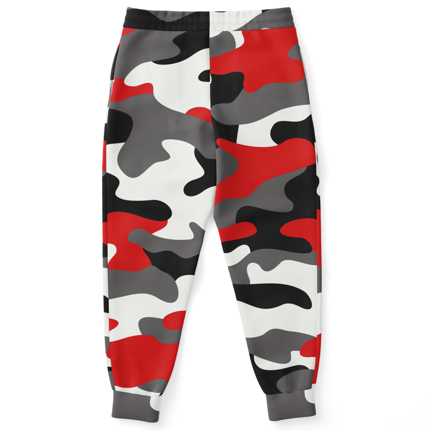 Camo Joggers | Unisex | Red, Black, and White Camo Colors