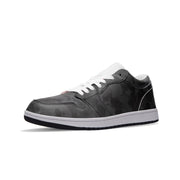 Black Army Camouflage Sneakers | Unisex Low Top Leather Camo Colors