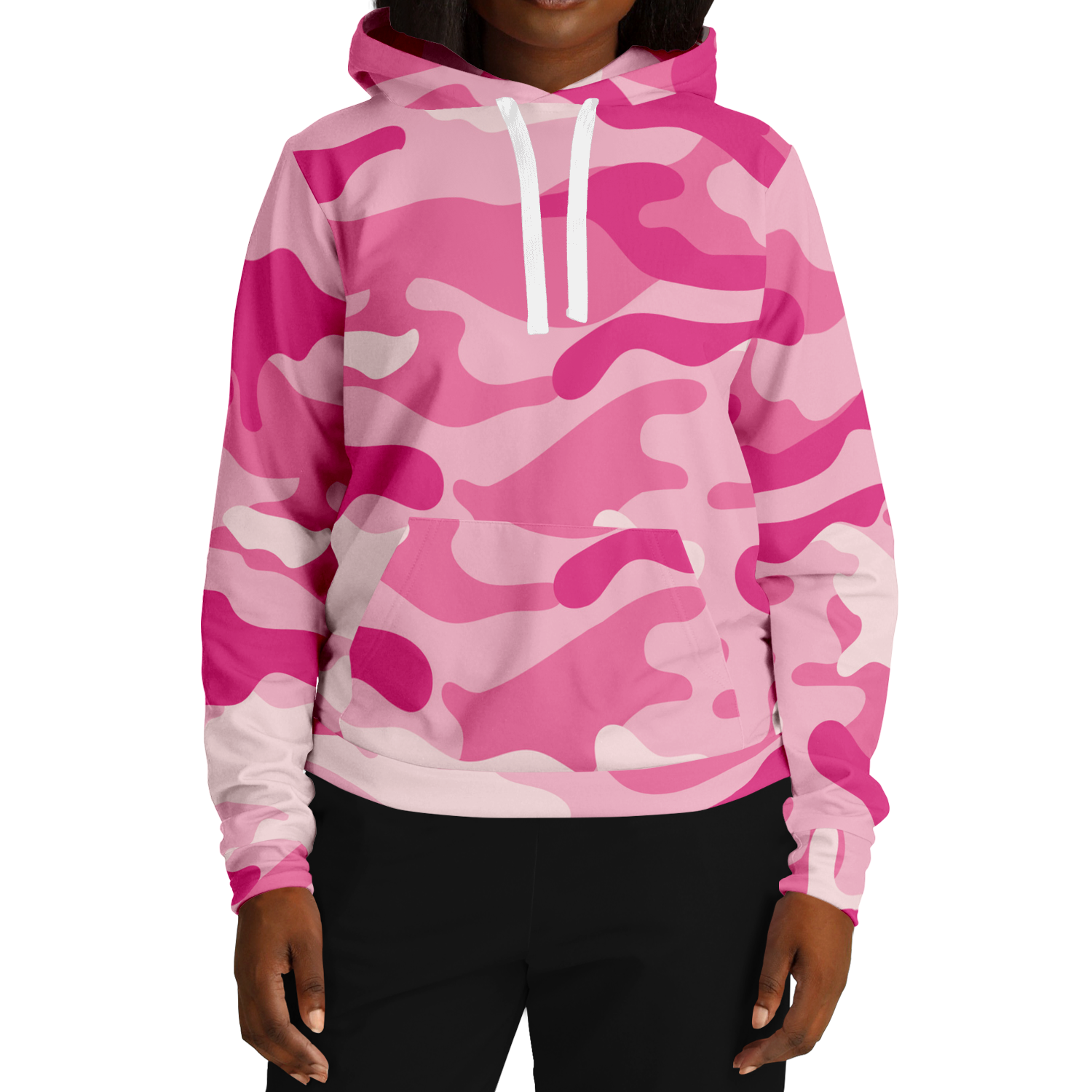 Camo Hoodie | Lavender Pink Pullover Camo Colors