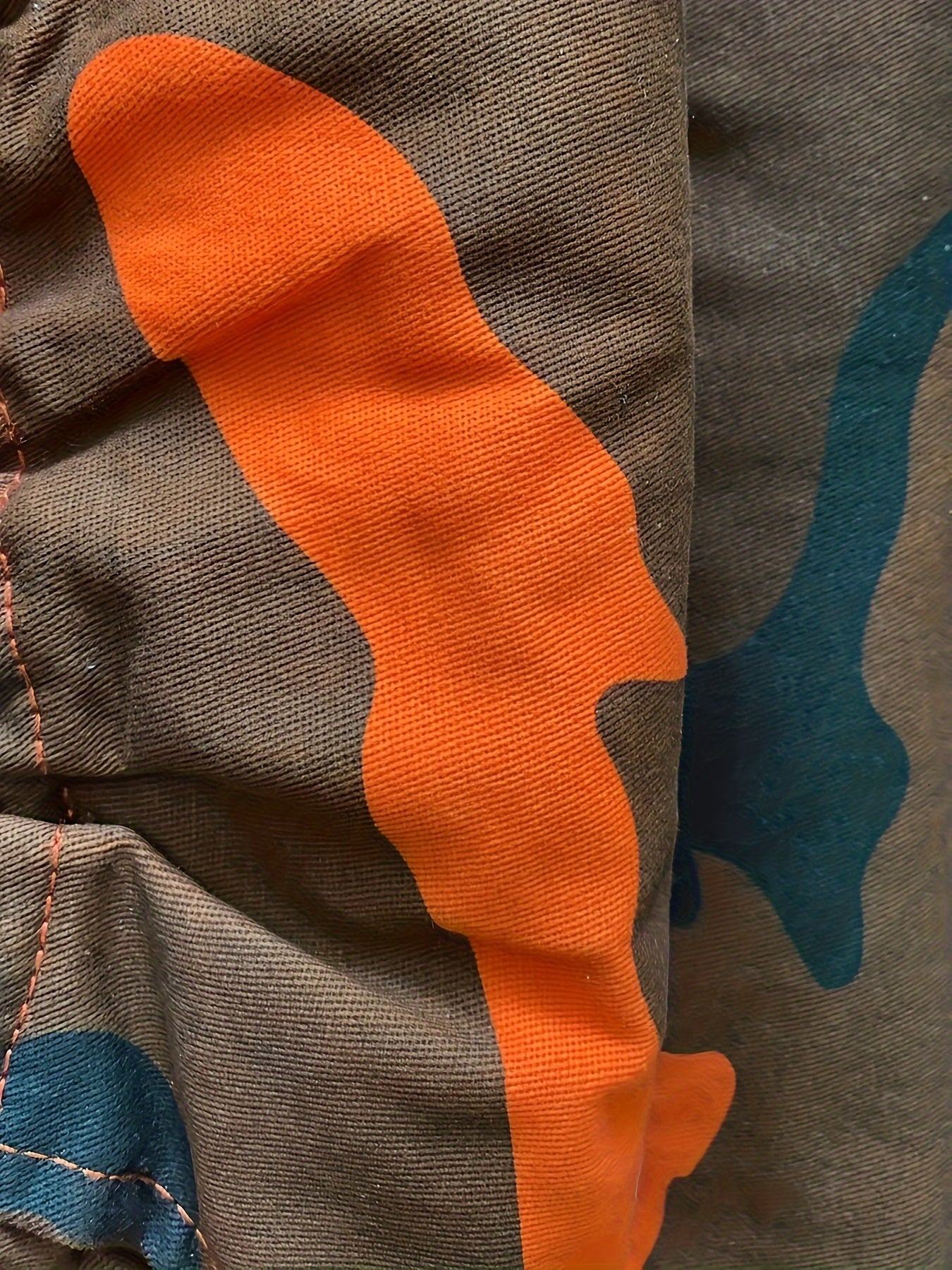 Men's Camo Cargo Cropped Pants With Multi Pockets | Vintage Style Camo Colors