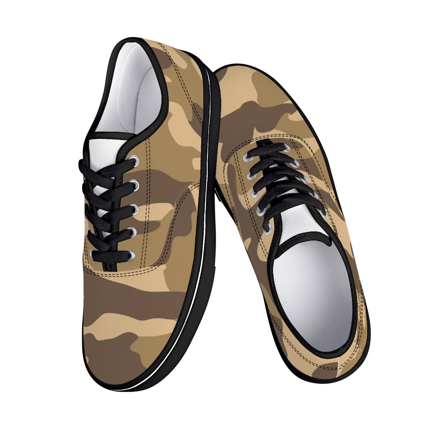 Camo Skate Shoes | Khaki Camouflage Camo Colors