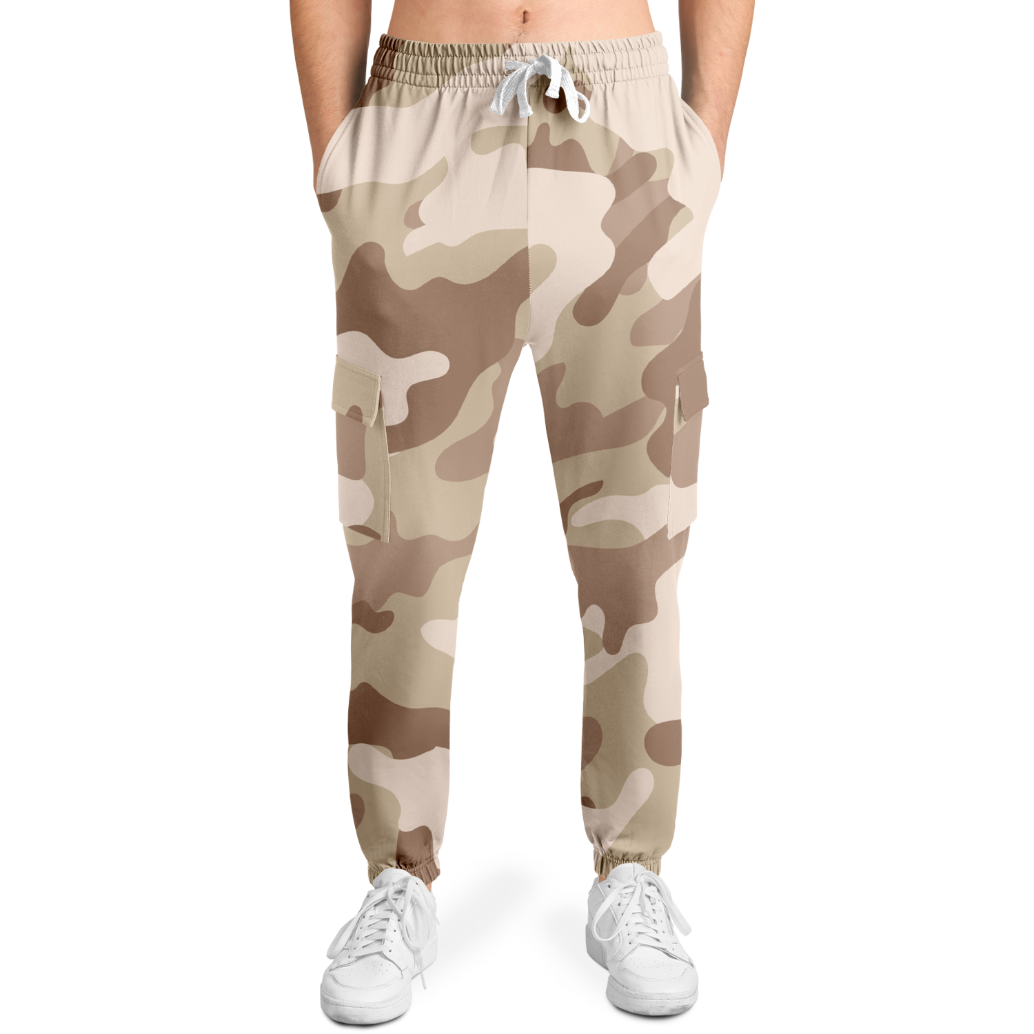 Camo Cargo Pants | Unisex | Brown Desert Camouflage Camo Colors