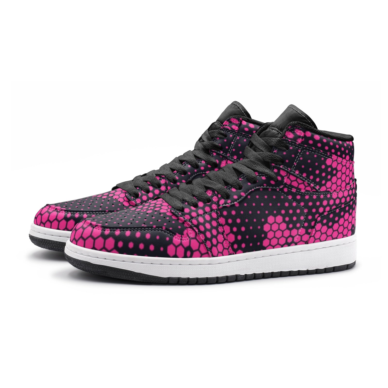 Camo Sneakers AJ 1 | High-Top | Pink Digital Camouflage Camo Colors