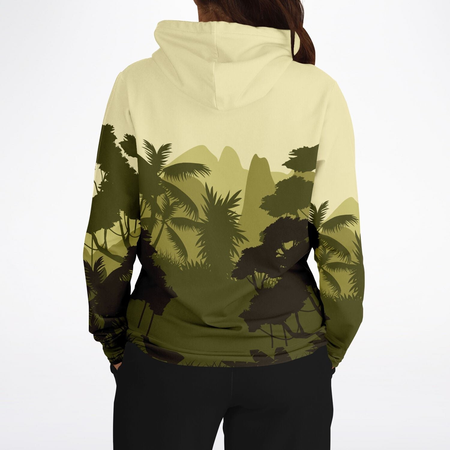 Rain Forest Hoodie in Green and Yellow | camo colors