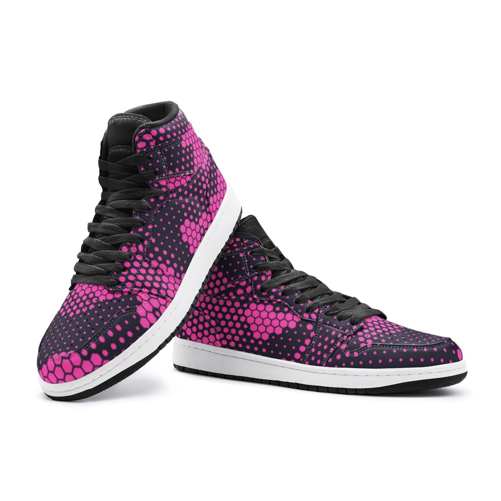Camo Sneakers AJ 1 | High-Top | Pink Digital Camouflage Camo Colors