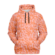 Camo Hoodie | Mango, Melon and Dark Salmon Camo Colors