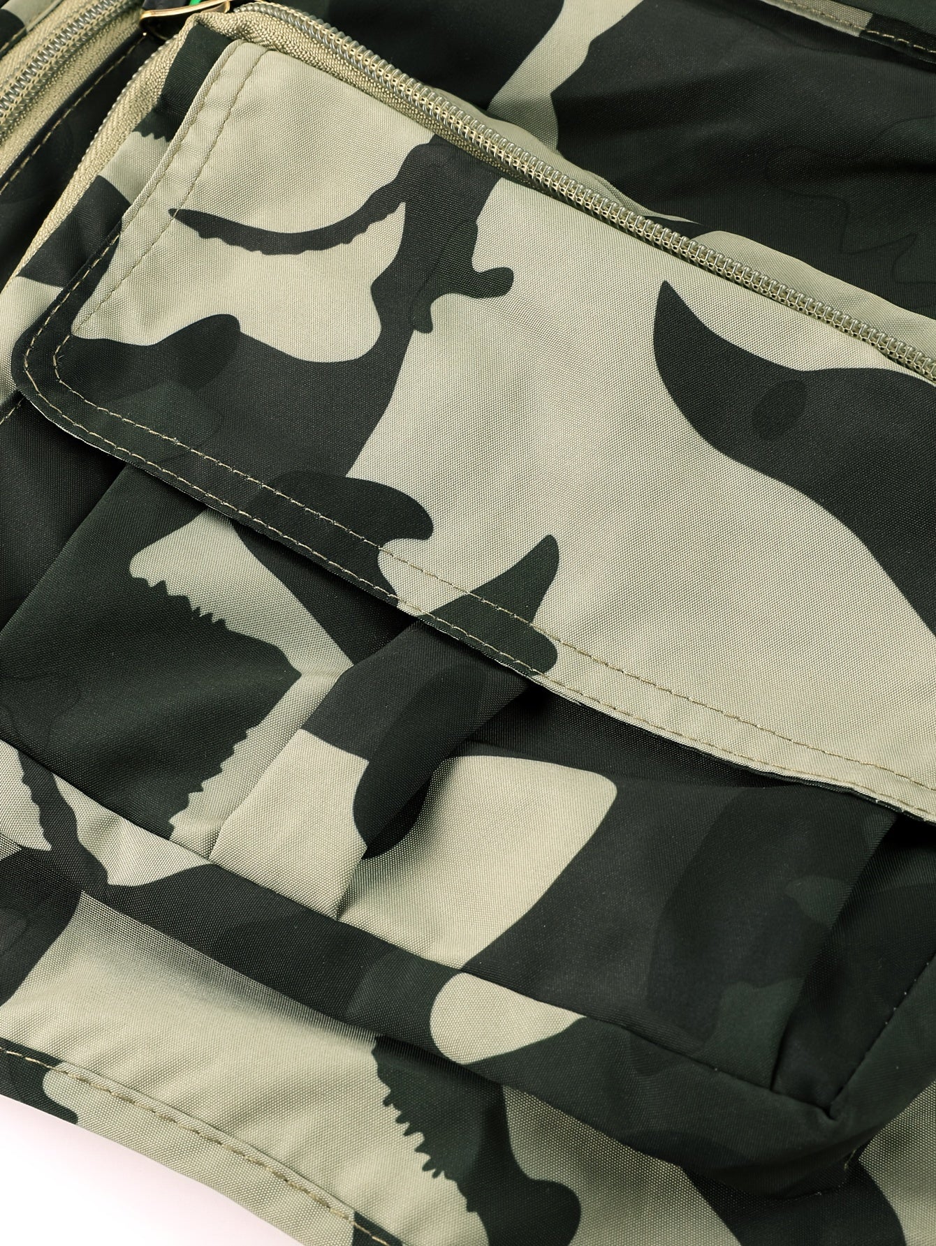 Men'n Stylish Spring And Autumn Multi-Pocket Work Vest Camo Colors