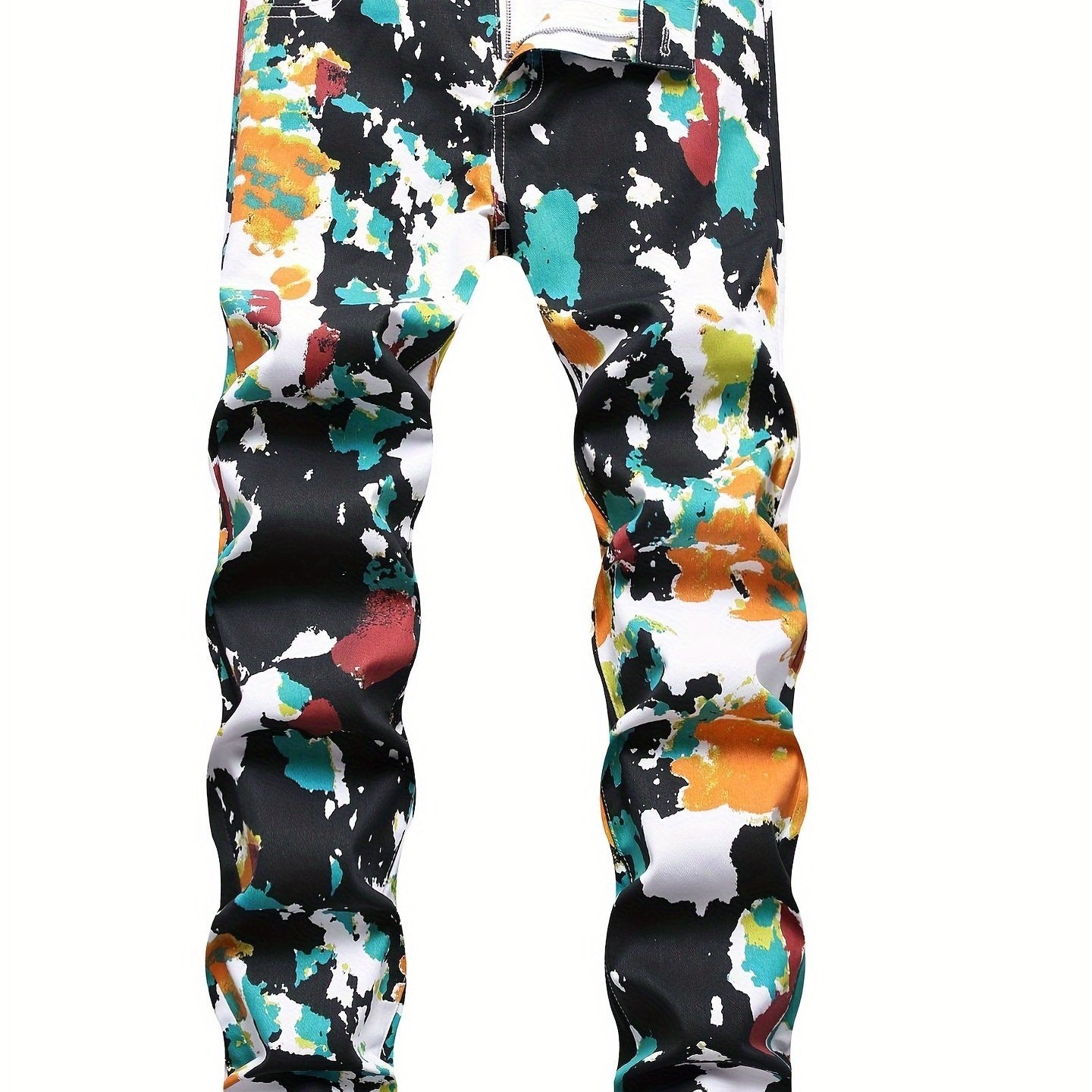 American Street Men's Fashion Camo Print Jeans Camo Colors