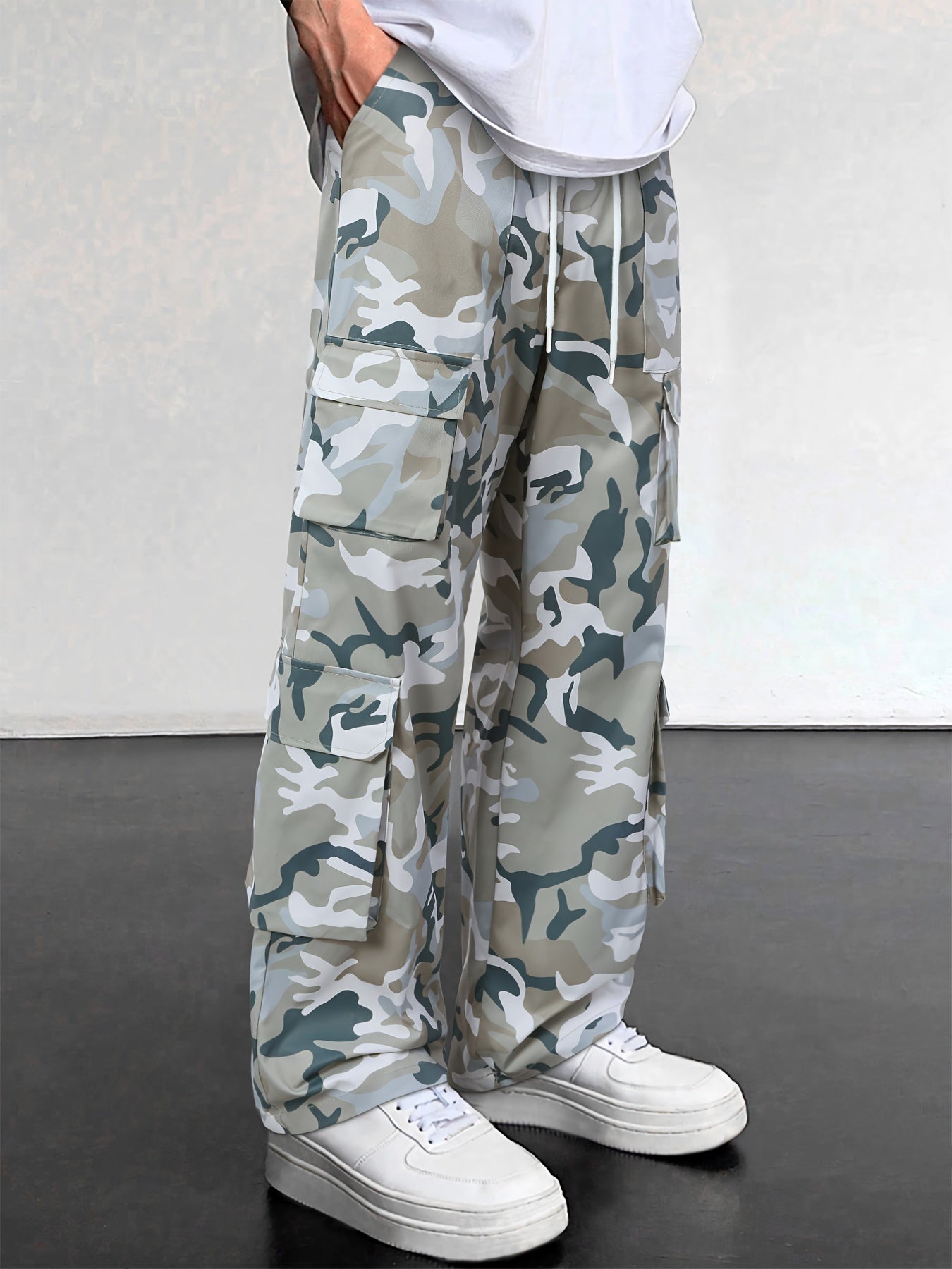 Men's Camo Cargo Pants | Loose Fit, Multi-Pocket Design Camo Colors