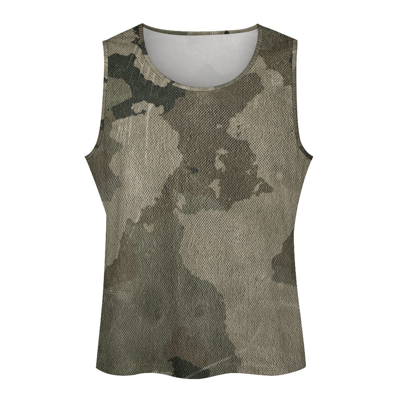 Camo Tank Top | Dirty Old Brown Camouflage Camo Colors