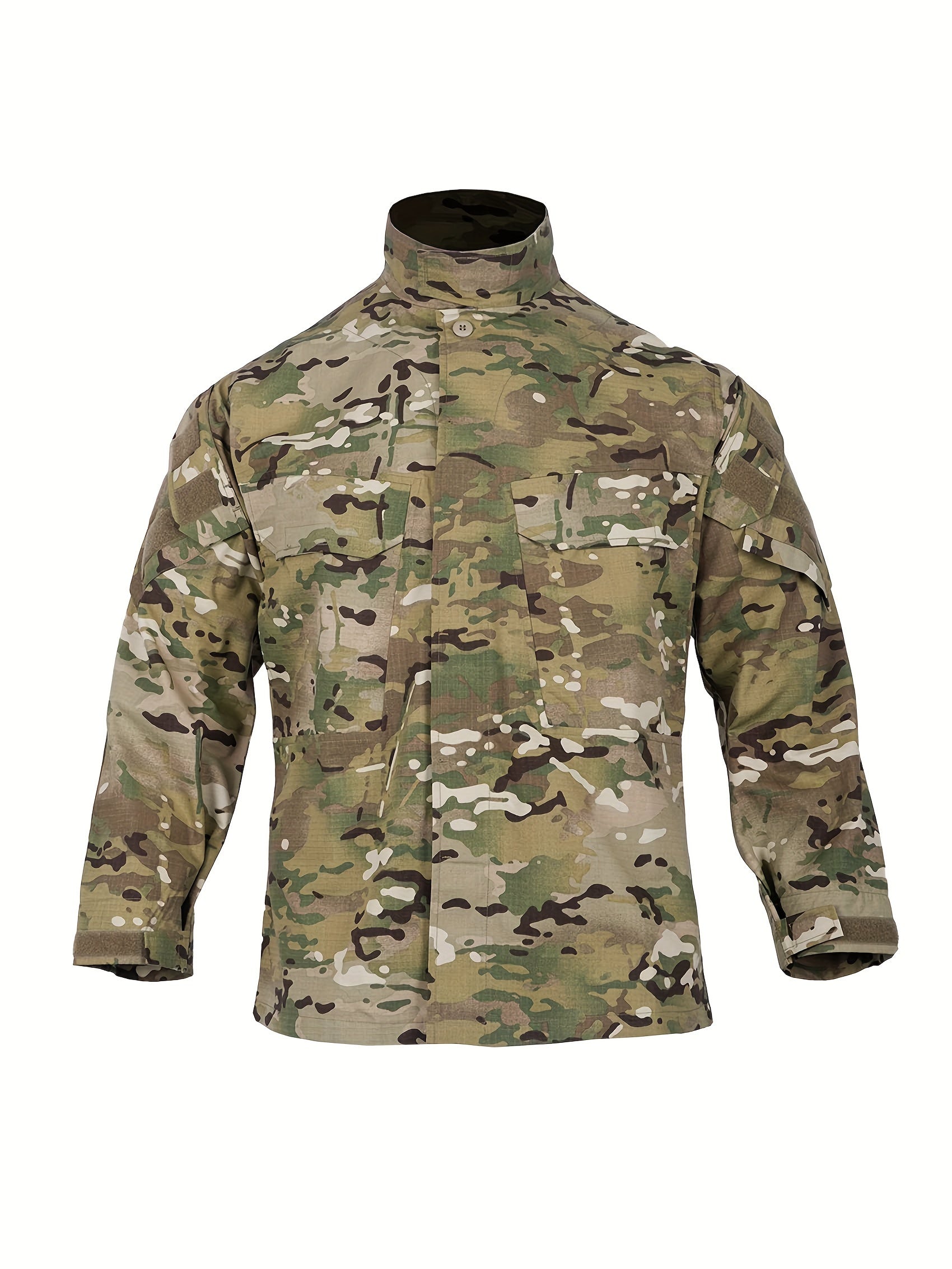 Men's Camo Softshell Jacket: Windbreaker for Hiking & Outdoors Camo Colors