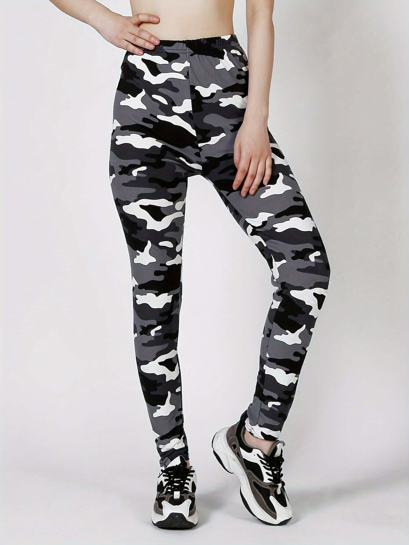 Women's Camo Print Yoga Leggings | Stretchy & Comfortable Activewear Camo Colors